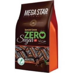 مگا استار شکلات دارک بدون قند 300گرمی